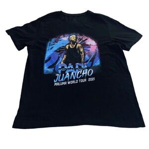 Papi Juancho Graphic Tee MALUMA World Tour 2021 Colombian Concert‎ Tee Men's M